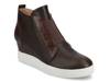Clara Wedge Sneaker Dark Brown view