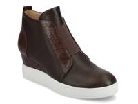 Clara Wedge Sneaker Dark Brown view