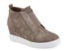 Clara Wedge Sneaker Taupe view
