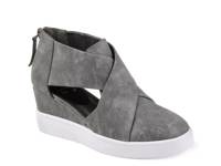 Seena Wedge Sneaker Grey view