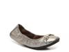 Olympia Ballet Flat Pewter Metallic view