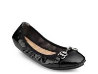 Olympia Ballet Flat Black view
