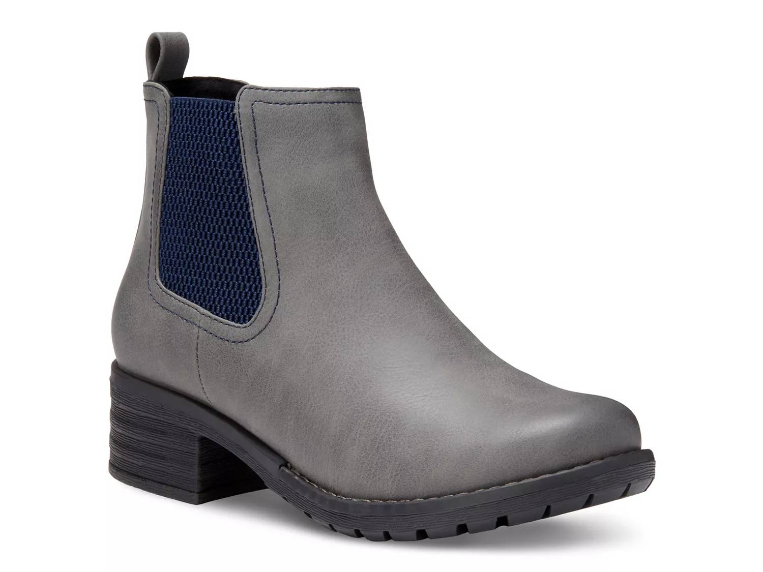 grey dress boots for women Women's Duchess Chelsea Boot In Shadow Grey Suede main image 1