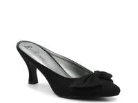 Cheer Mule Black Faux Suede view