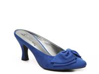 Cheer Mule Royal Blue Faux Suede view
