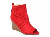 Sabeena Wedge Bootie Red view