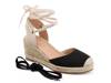 Monte Espadrille Wedge Sandal Black view