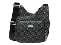 Criss Cross Crossbody Bag Black/Grey Geometric view