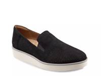 Whistle Wedge Loafer Black Nubuck view