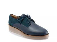 Willis Wedge Oxford Navy Leather/Suede view