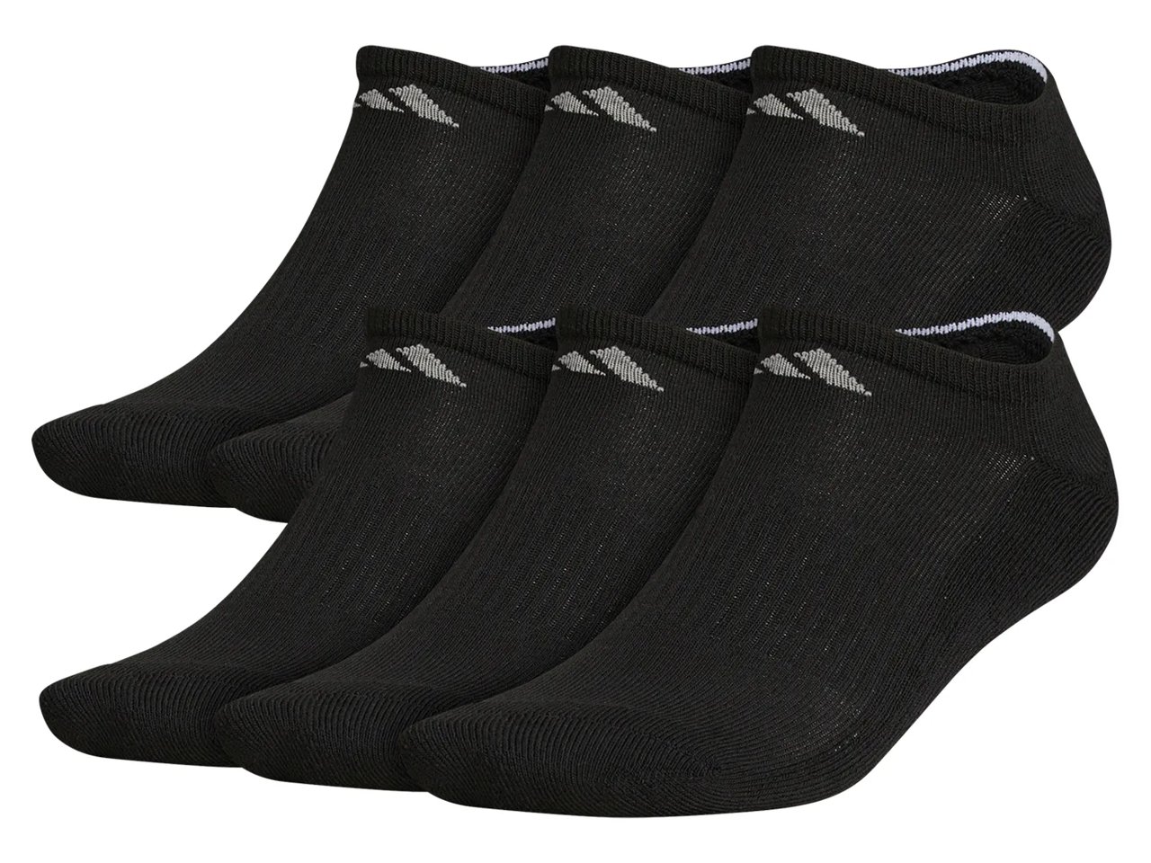 Athletic Cushioned Men’s No Show Socks - 6 Pack