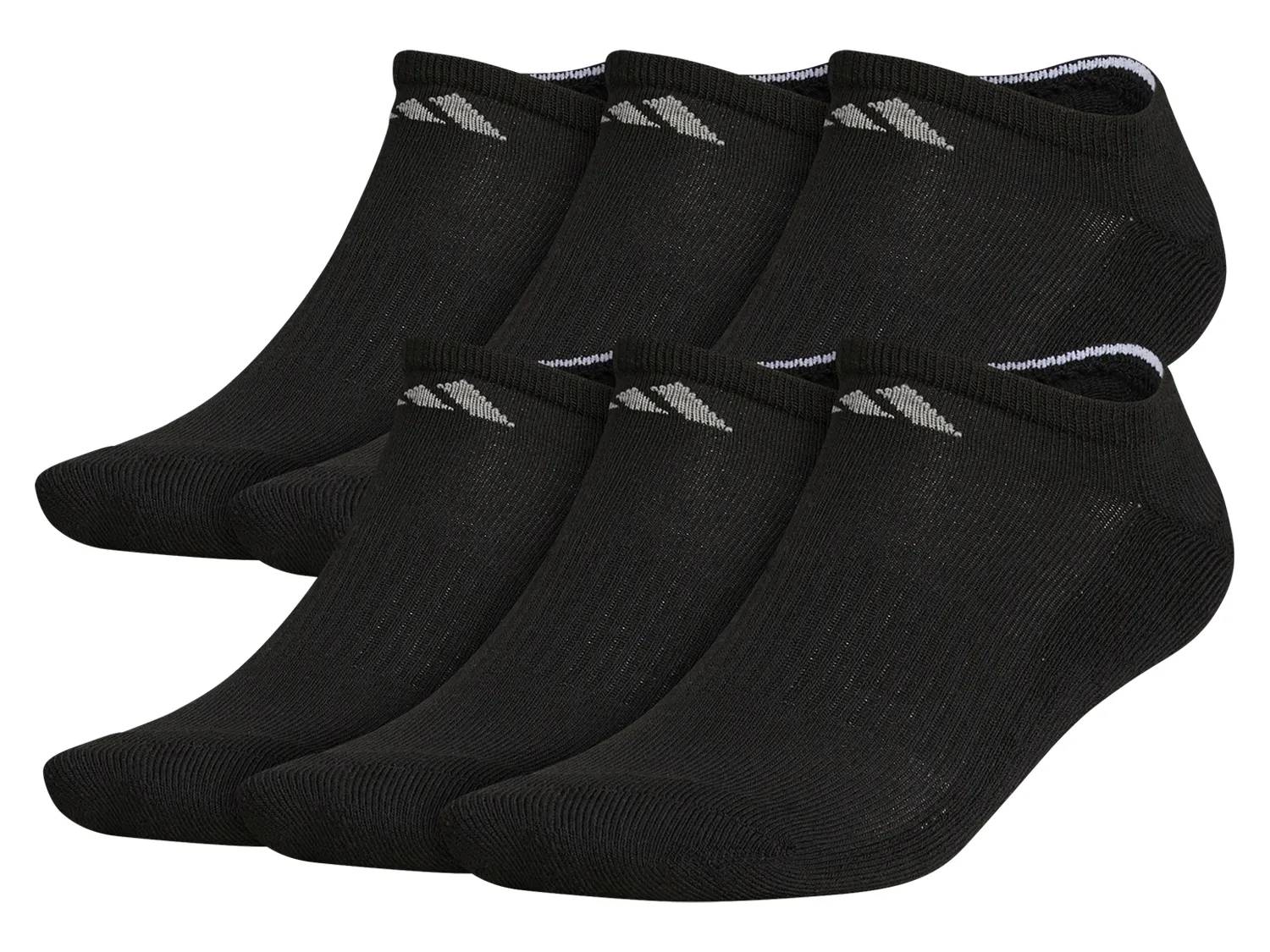 Athletic Cushioned Mens No Show Socks - 6 Pack