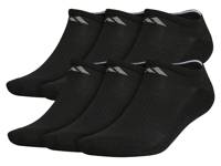 Athletic Cushioned Men’s No Show Socks - 6 Pack Black view