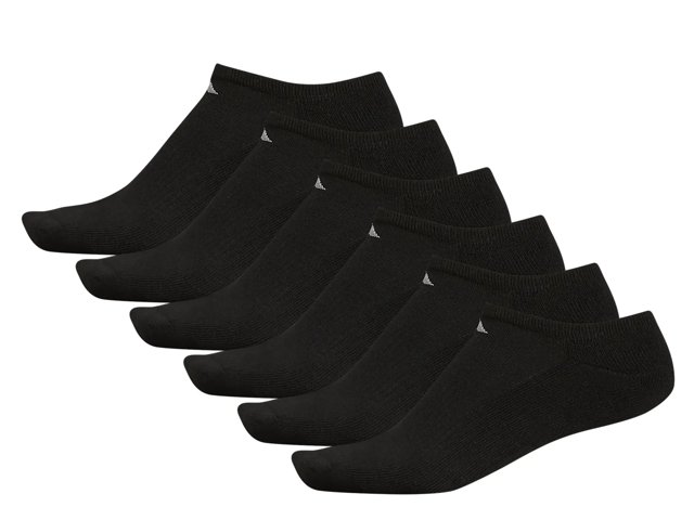 Athletic Cushioned Men’s No Show Socks - 6 Pack