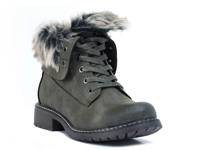 Trudie Combat Boot Olive Green view