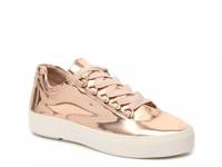 Gaming Sneaker Rose Gold Metallic Faux Patent view
