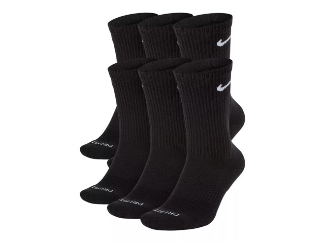 Everyday Plus Cushioned Men's Crew Socks - 6 Pack