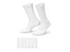 Everyday Plus Cushioned Men's Crew Socks - 6 Pack White/Multicolor Metallic view