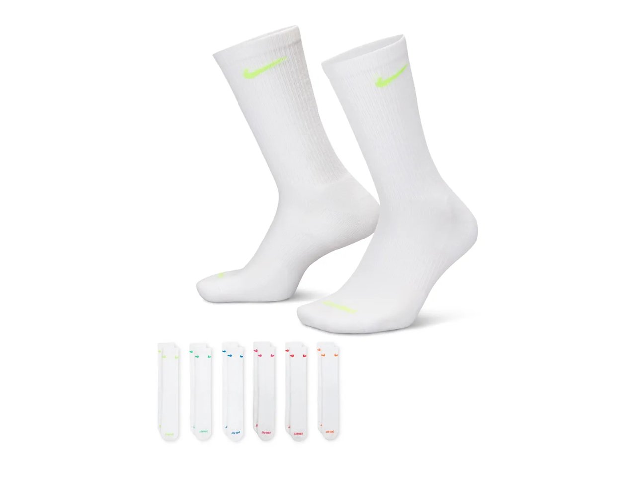 Everyday Plus Cushioned Men's Crew Socks - 6 Pack