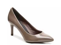 Plain Pump Taupe Patent view