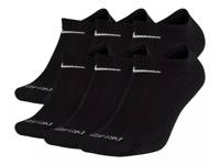 Everyday Plus Cushioned No Show Socks - 6 Pack Black view