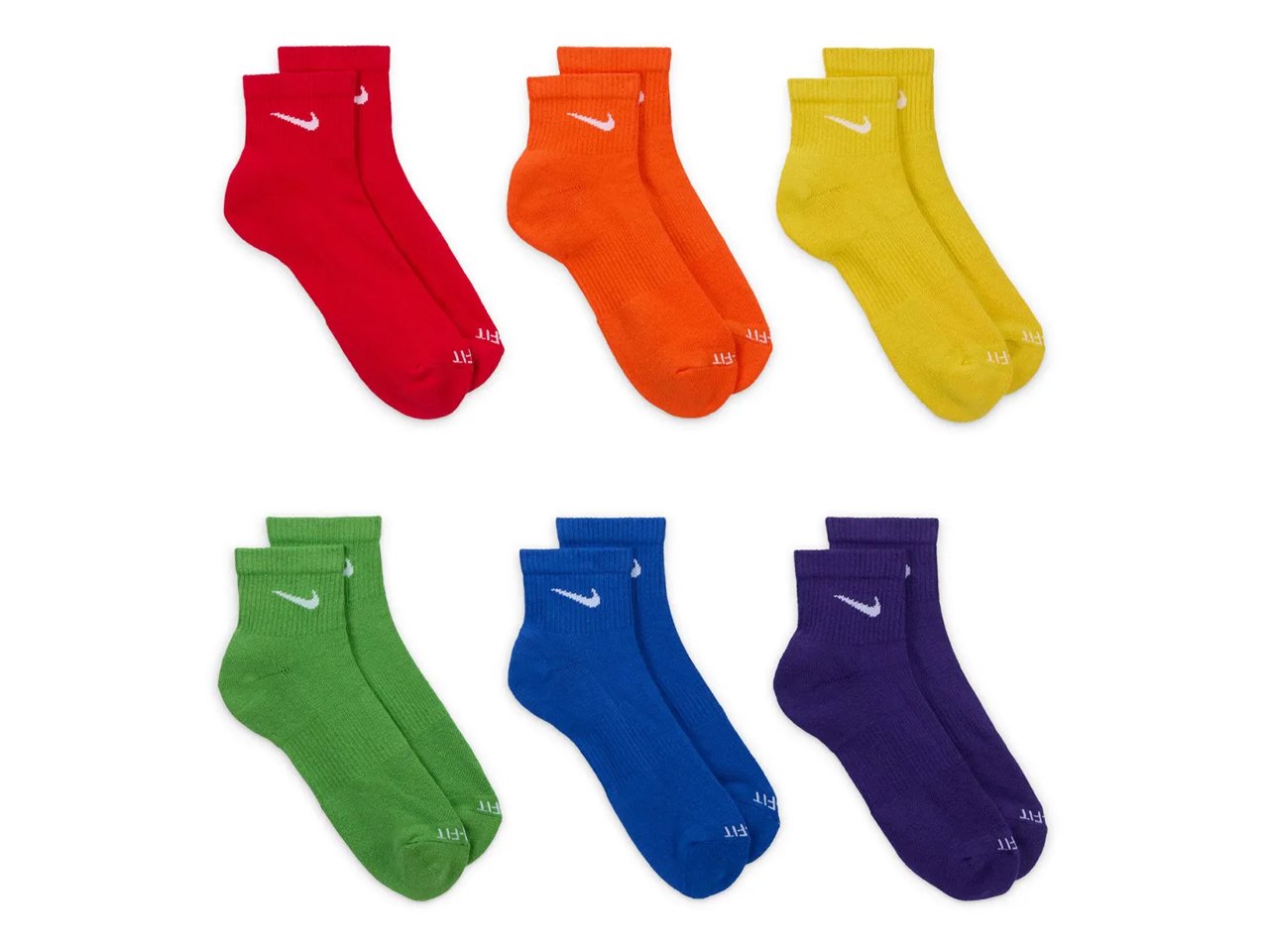 Everyday Plus Cushioned Ankle Socks - 6 Pack