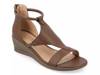 Trayle Wedge Sandal Dark Brown view