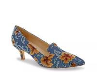 Bobcat Pump Blue/Orange Floral Print view