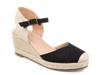 Ashlyn Espadrille Wedge Sandal Black view