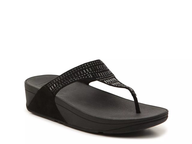 Incastone Wedge Sandal