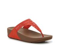 Incastone Wedge Sandal Fire Red view