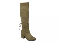 Leeda Wide Calf Boot Olive Green view
