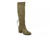 Leeda Extra Wide Calf Boot Olive Green view
