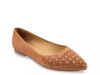 Estee Flat Light Brown Suede view