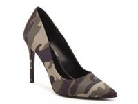 Danyah Pump Green/Brown Camouflage Fabric view