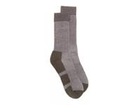 Wool Blend Men's Crew Socks - 2 Pack Grey/Olive Green view