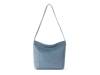 De Young Leather Hobo Bag Light Blue Leather view