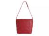 De Young Leather Hobo Bag Red view