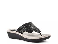 Cienna Wedge Sandal Black view