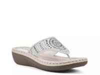 Cienna Wedge Sandal White view