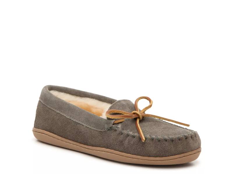 Sheepskin Hard Moccasin Slipper - Women's