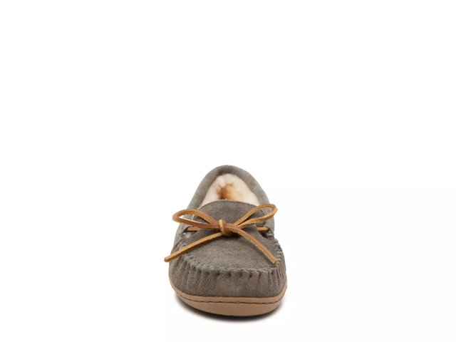 Sheepskin Hard Moccasin Slipper - Women's