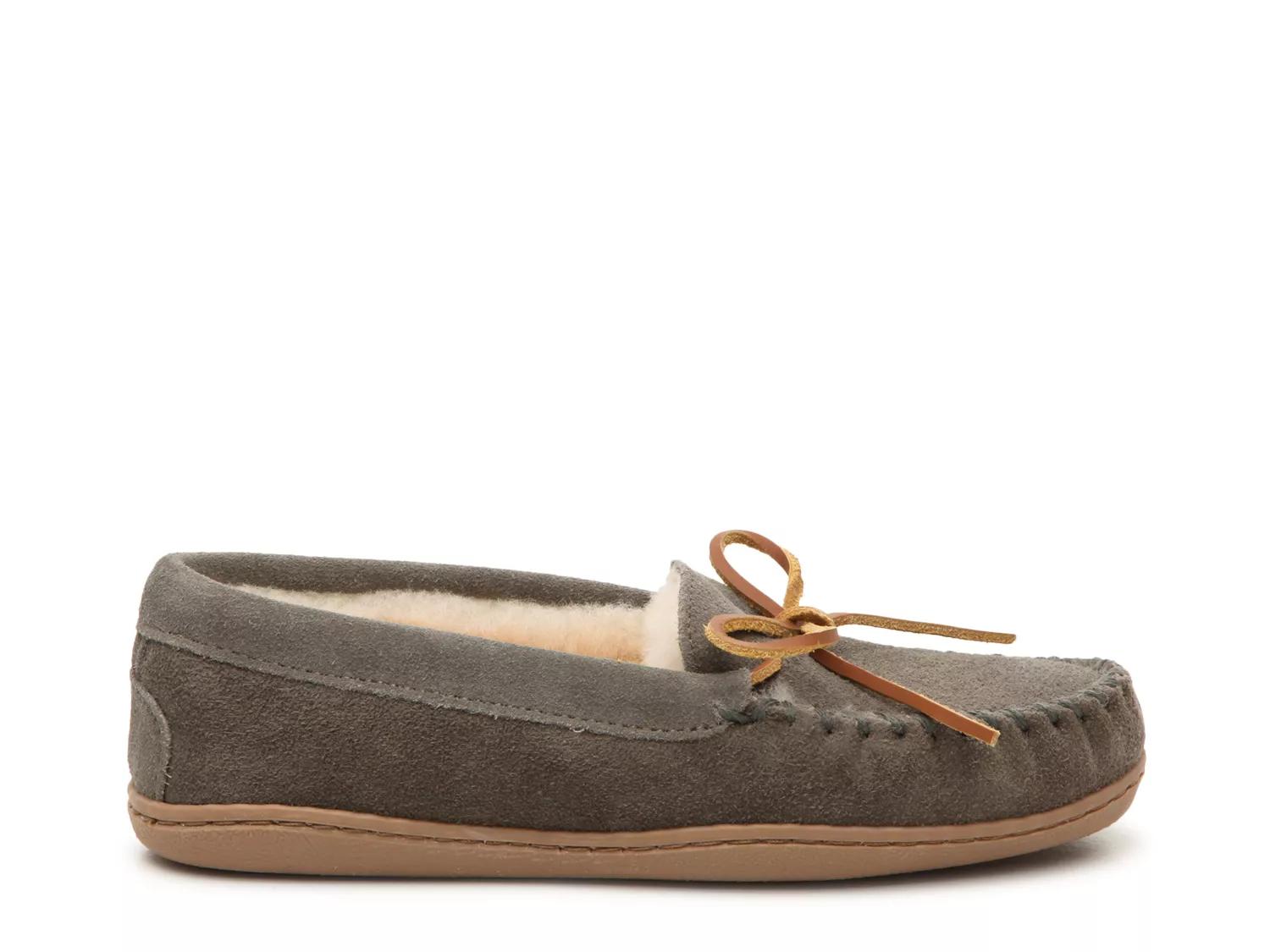 Sheepskin Hard Moccasin Slipper - Women's