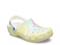 Classic Clog Pink/Blue/Yellow Tie Dye view