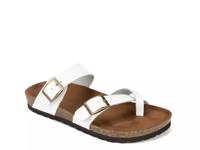 Gracie Slide Sandal White Leather view