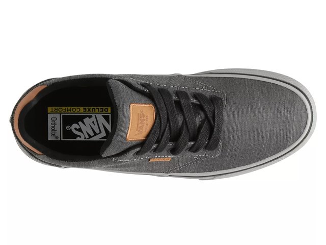 Vans Atwood Black Gray Sneakers Men’s Size 7 Vans Atwood Skate Shoes, Men main image 3
