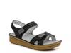 Vienna Wedge Sandal Black view