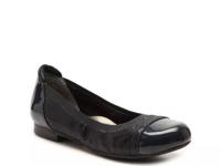 Ronnie Flat Navy Snake Print view