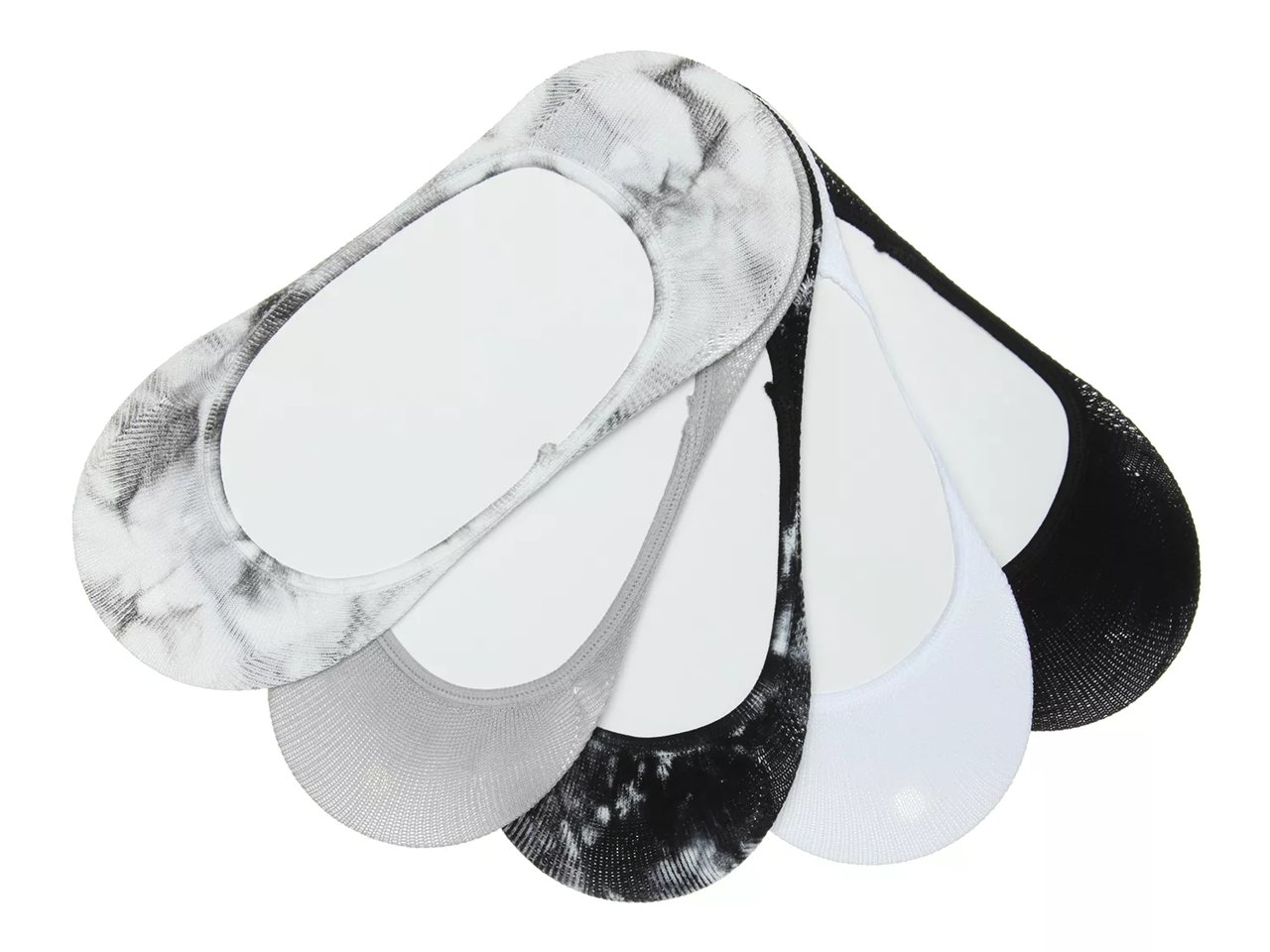 Tie Dye Women's No Show Liners - 5 Pack