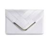 Woven Satin Clutch Silver view
